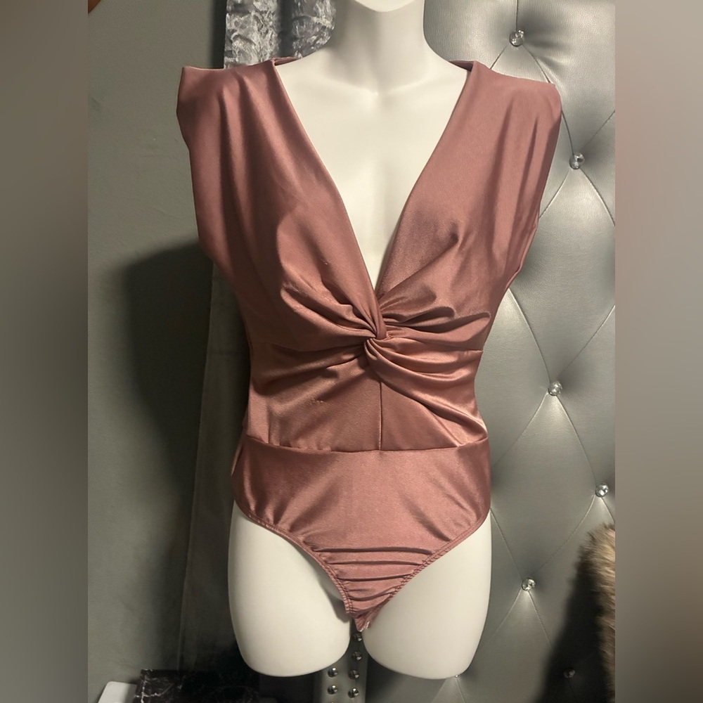 Timing Mauve Twist Shapewear Bodysuit